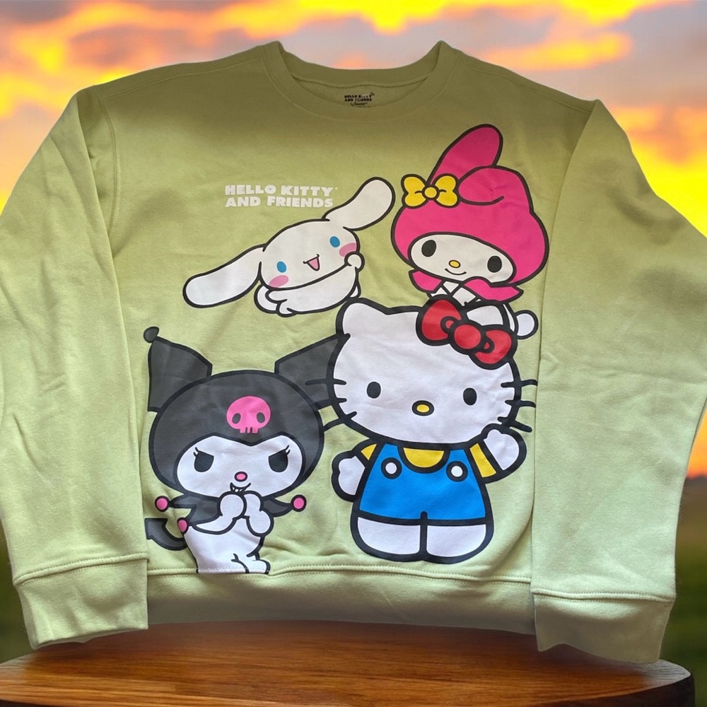 Hello Kitty AND FRIENDS Sweater XL sizes regular, and M , and L,